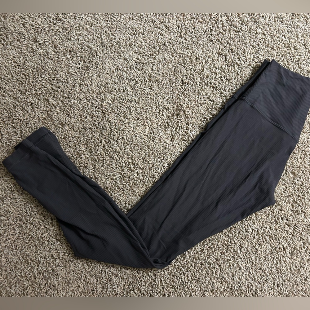 Lululemon Align 28” grey ribbed